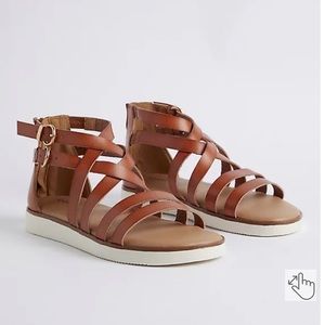 wide gladiator sandals